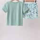 Green Duck Pocket Shorts Set