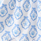 Blue Shells Embroidered Dress