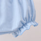 Blue Carousel Embroidered Bloomer Set