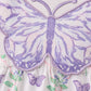 Purple Butterfly Applique Ruffle Bubble