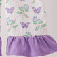 Purple Butterfly Applique Jumpsuit