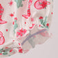 Pink Boots Smocked Bubble