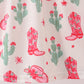 Pink Boots Smocked Dress