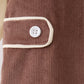 Brown Corduroy Jon Jon Set