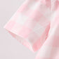Pink Gingham Bloomer Set