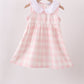 Pink gingham Dress