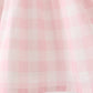 Pink gingham Dress