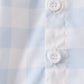 Blue Gingham Shorts Set