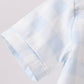 Blue Gingham Shorts Set