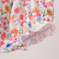 Coral Jesus Loves me Embroidered Floral Bubble