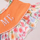 Coral Jesus Loves me Embroidered Floral Bubble