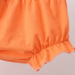 Coral Jesus Loves me Embroidered Floral Bloomer Set