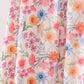 Coral Floral Print Mom Lace Dress