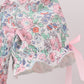 Pink Floral Smocked Swimsuit