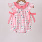 Pink Floral Ruffle Bubble