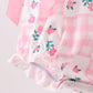 Pink Floral Ruffle Bubble