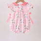 Pink Floral Ruffle Bubble