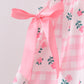 Pink Floral Ruffle Shorts Set