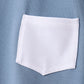 Blue Pocket Grid Shorts Set