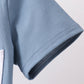 Blue Pocket Grid Shorts Set