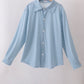 Blue Grid Dad Button Down Shirt
