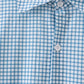 Blue Grid Dad Button Down Shirt