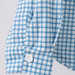 Blue Grid Dad Button Down Shirt