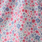 Blue Floral Smocked Ruffle Dress