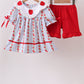 Red Apple Embroidered Set