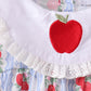 Red Apple Embroidered Set