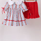 Red Apple Embroidered Set