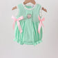 Green Butterfly Smocked Lace Bubble