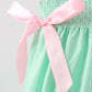 Green Butterfly Smocked Lace Bubble