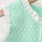Green Butterfly Smocked Bloomer Set