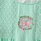 Green Butterfly Smocked Dress