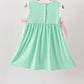 Green Butterfly Smocked Dress