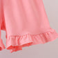 Blue Whale Smocked Seersucker Shorts Set