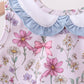 Purple Garden Ruffle Bloomer Set