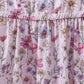 Purple Garden Ruffle Mom Dress