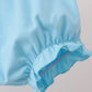 Blue Plaid Ruffle Bloomer Set