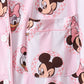 Pink character bamboo pocket mom pajama set
