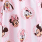 Pink character bamboo pocket mom pajama set
