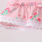 Pink Floral Ruffle 2pc Swimsuit