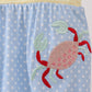 Blue Crab Applique Bubble