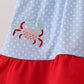 Blue Crab Applique Bloomer Set