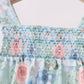 Floral Smocked Bubble
