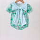 Green house floral Bow Bubble
