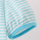 Blue Stripe School Bus Embroidered Top