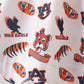 Navy Auburn Smocked Scalloped Shorts Set