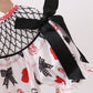 Black Georgia Smocked Bow Bubble